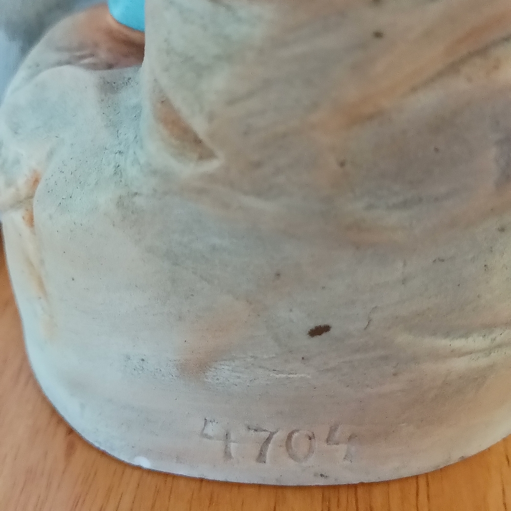 Antique German? Bisque Girl Figurine - Picture 9 of 16